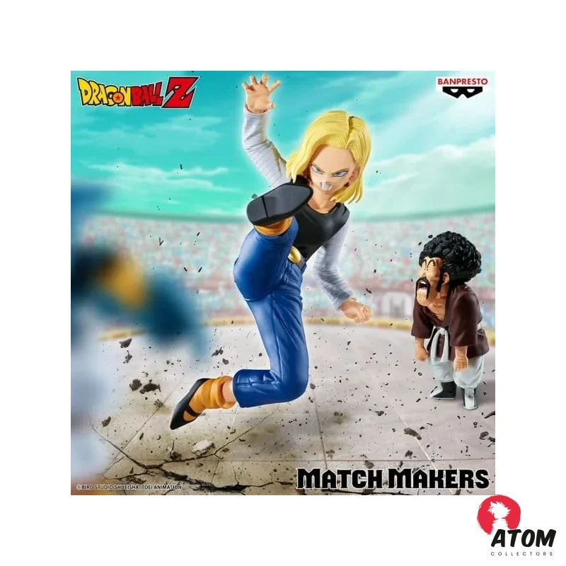 Dragon Ball - Figurine C18 et Hercule - Match Makers - (18 cm). – Image 3