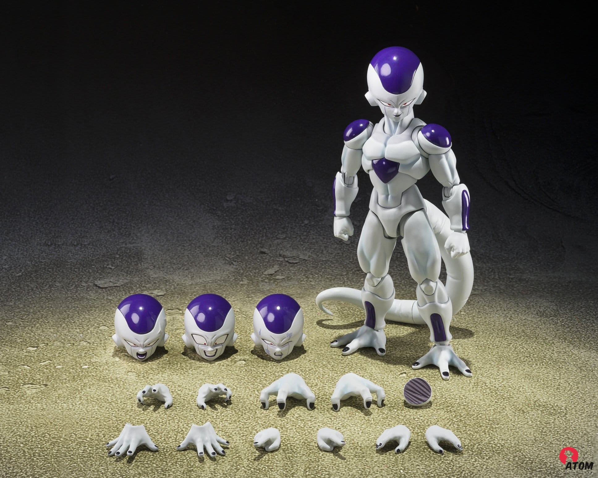 Figurine S.H. Figuarts -Dragon Ball - Figurine Freezer Fourth Form - Universe's Bottomless Power - (12 cm). Bandai Tamashii Nations – Image 5