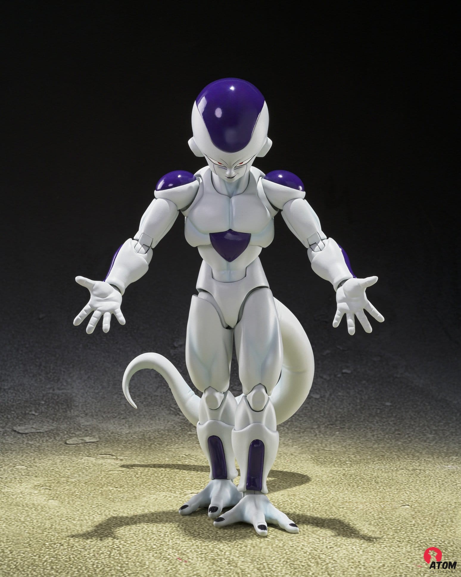 Figurine S.H. Figuarts -Dragon Ball - Figurine Freezer Fourth Form - Universe's Bottomless Power - (12 cm). Bandai Tamashii Nations