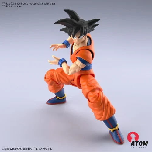 Dragon ball - Plastic Model Kit - Figurine Son Goku - Figure-rise Standard (New Spec Version) - (16 cm) - Bandai – Image 2