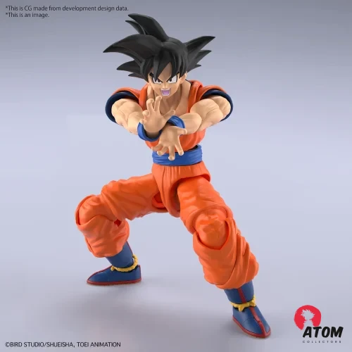 Dragon ball - Plastic Model Kit - Figurine Son Goku - Figure-rise Standard (New Spec Version) - (16 cm) - Bandai – Image 3