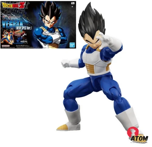 Dragon ball - Plastic Model Kit - Figurine Vegeta - Figure-rise Standard (New Spec Version) - (15 cm) - Bandai