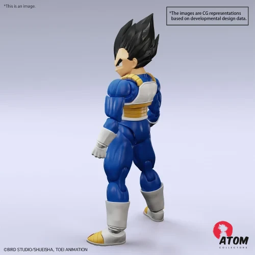 Dragon ball - Plastic Model Kit - Figurine Vegeta - Figure-rise Standard (New Spec Version) - (15 cm) - Bandai – Image 3
