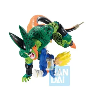 Dragon Ball -  Figurine Vegeta VS Cell - Figurine Dragon History - (17cm).