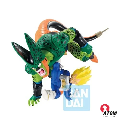 Dragon Ball - Figurine Vegeta VS Cell - Figurine Dragon History - (17cm).