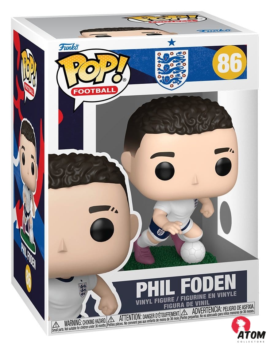 EFL POP! - Football Vinyl - Figurine England- Phil Foden - (9 cm) - Funko