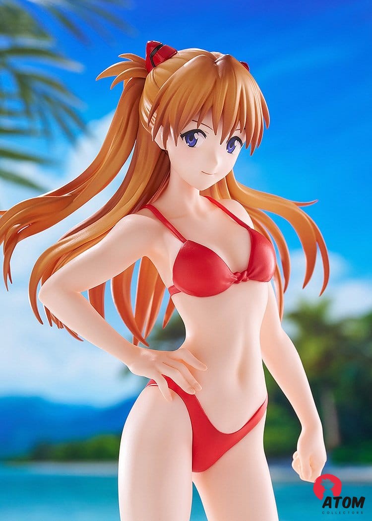 Rebuild of Evangelion - Statuette Pop Up Parade Beach Queens Asuka Shikinami Langley (Bikini Style) L Size - (23 cm.) – Image 3