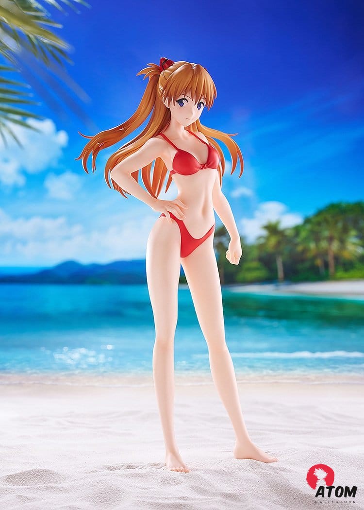 Rebuild of Evangelion - Statuette Pop Up Parade Beach Queens Asuka Shikinami Langley (Bikini Style) L Size - (23 cm.) – Image 5
