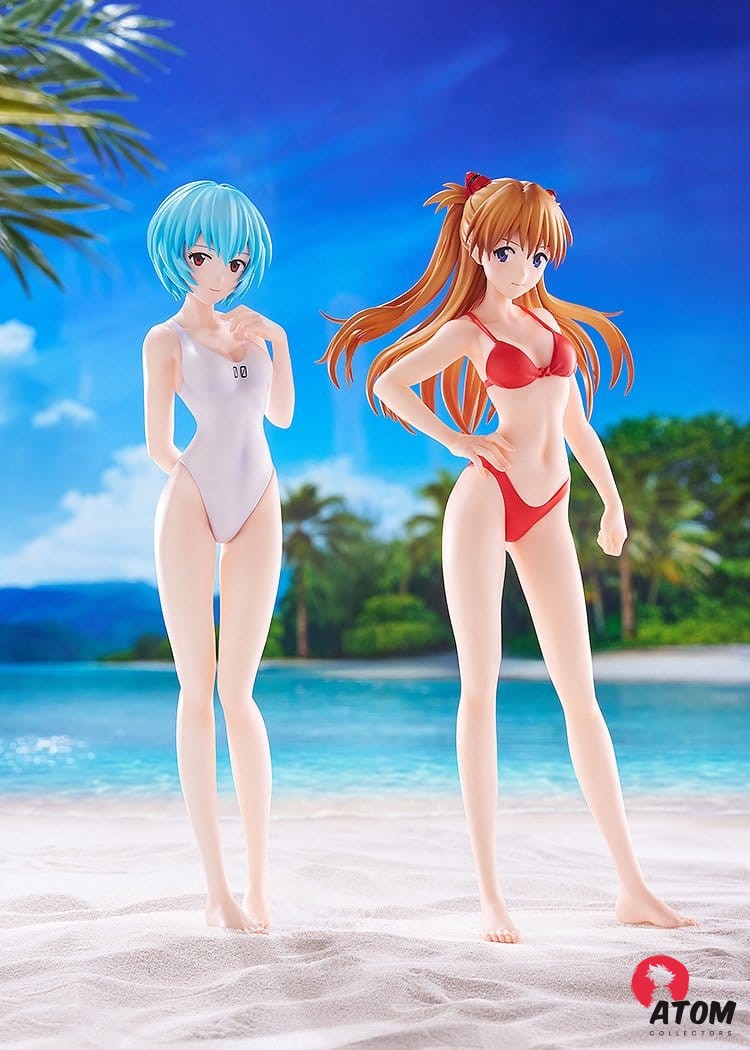 Rebuild of Evangelion - Statuette Pop Up Parade Beach Queens Rei Ayanami (One-Piece Style) L Size - (22 cm.) – Image 7