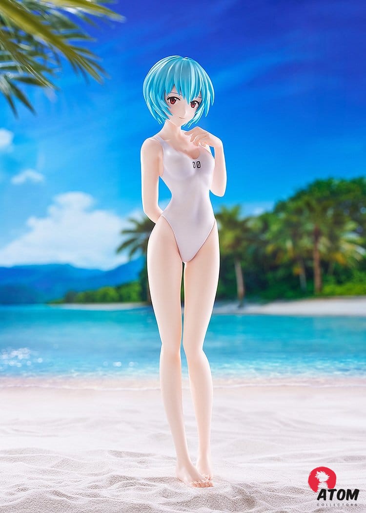 Rebuild of Evangelion - Statuette Pop Up Parade Beach Queens Rei Ayanami (One-Piece Style) L Size - (22 cm.) – Image 5