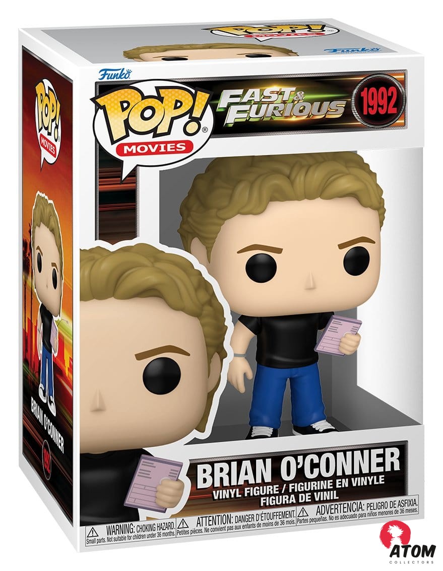 Fast & Furious POP - Movies Vinyl Figurine - Brian O'Conner - 9 cm - Funko