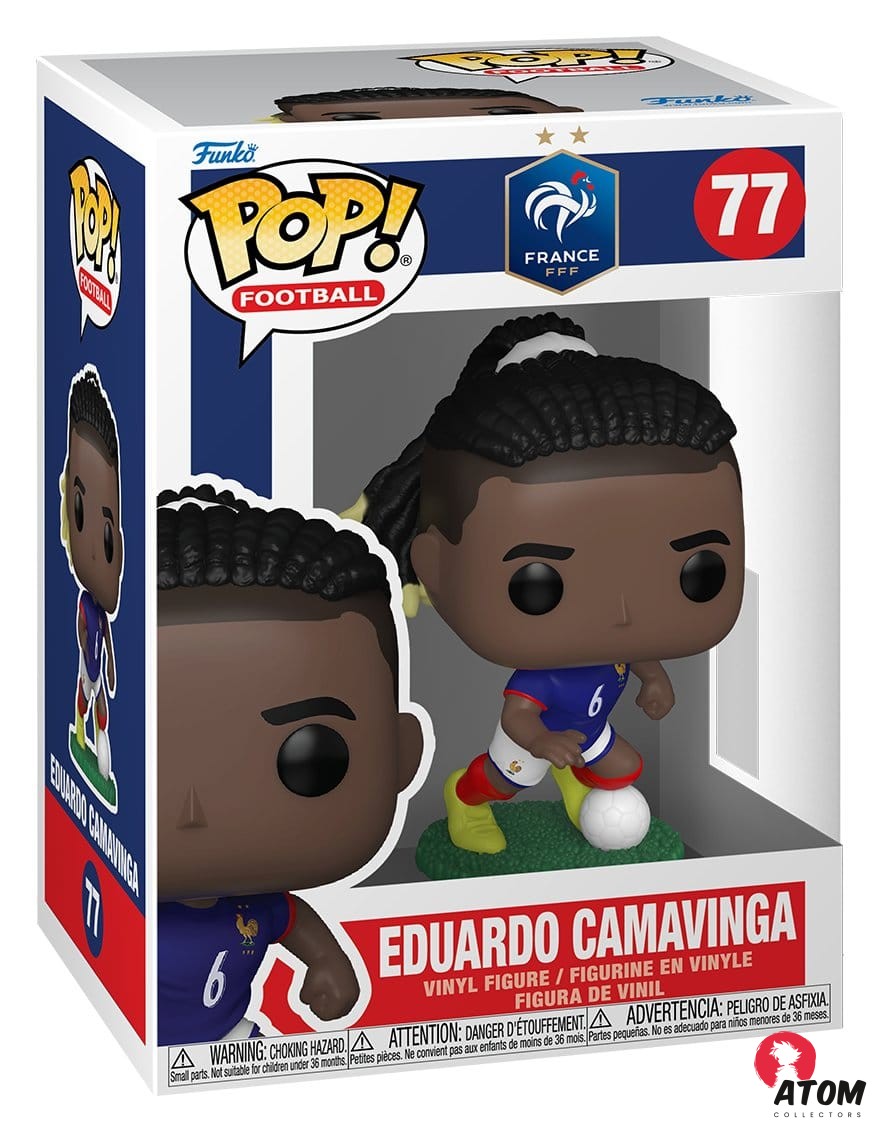 EFL POP - Football Vinyl Figurine France - Eduardo Camavinga - 9 cm - Funko
