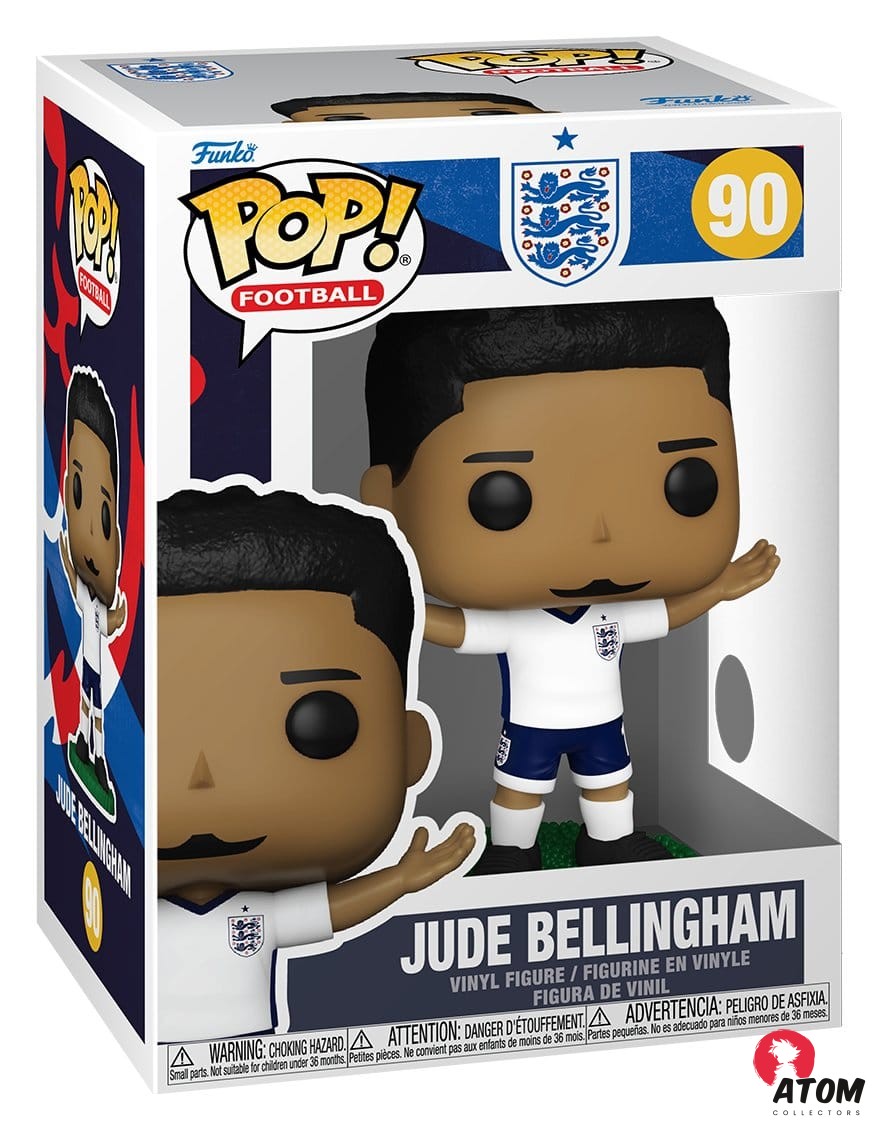 EFL POP - Football Vinyl Figurine England - Jude Bellingham - 9 cm - Funko