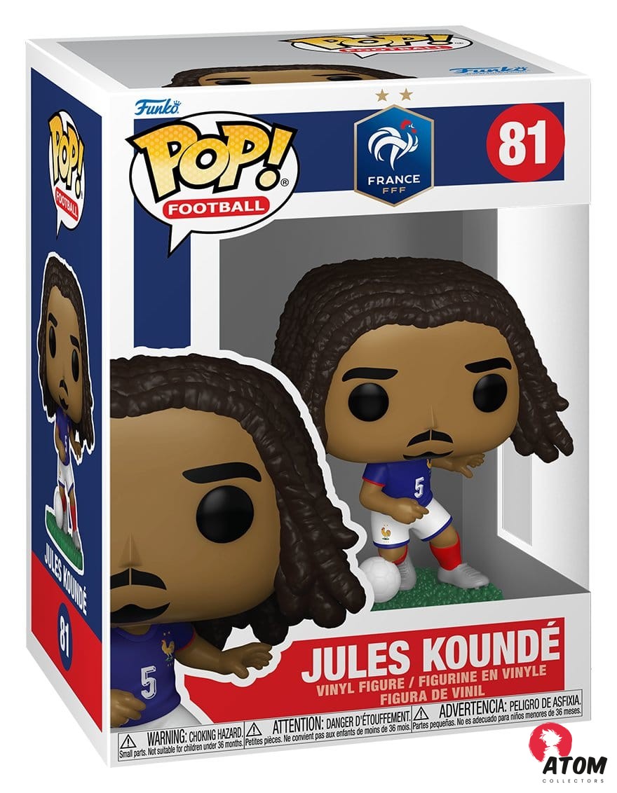 EFL POP - Football Vinyl Figurine France - Jules Kounde - 9 cm - Funko