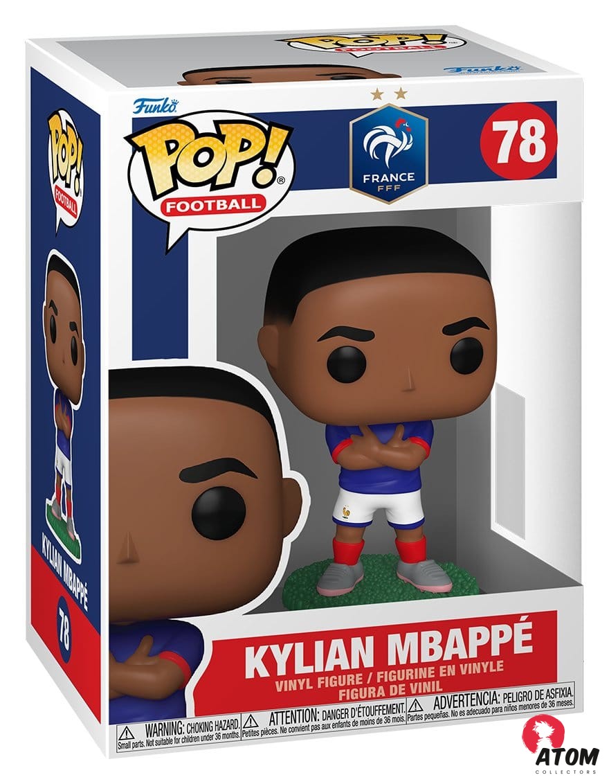 EFL POP - Football Vinyl Figurine France - Kylian Mbappé - 9 cm - Funko