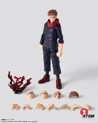 Figurine S.H. Figuarts - Jujustu Kaisen - Figurine Yuji Itadori 120% Of Potential - (15 cm) . Bandai Tamashii Nations – Image 6