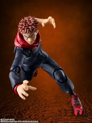 Figurine S.H. Figuarts - Jujustu Kaisen - Figurine Yuji Itadori 120% Of Potential - (15 cm) . Bandai Tamashii Nations – Image 4