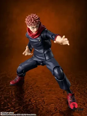 Figurine S.H. Figuarts - Jujustu Kaisen - Figurine Yuji Itadori 120% Of Potential - (15 cm) . Bandai Tamashii Nations – Image 3
