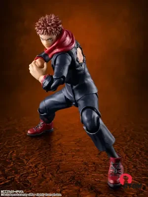 Figurine S.H. Figuarts - Jujustu Kaisen - Figurine Yuji Itadori 120% Of Potential - (15 cm) . Bandai Tamashii Nations – Image 5