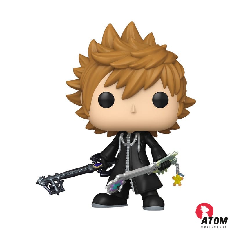 Kingdom Hearts POP - Games Vinyl figurine - Roxas w/Keyblades - 9 cm - Funko – Image 2