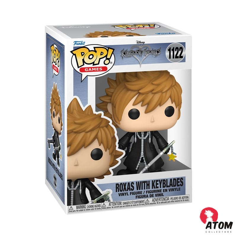 Kingdom Hearts POP - Games Vinyl figurine - Roxas w/Keyblades - 9 cm - Funko
