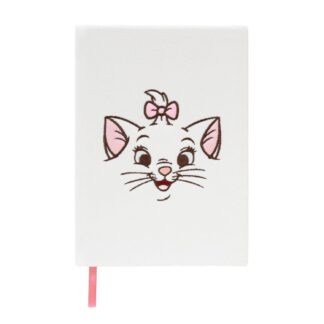 Les Aristochats - Carnet de notes peluche A5 Premium - Bonjour Marie - (14,5 cm x 21 cm)