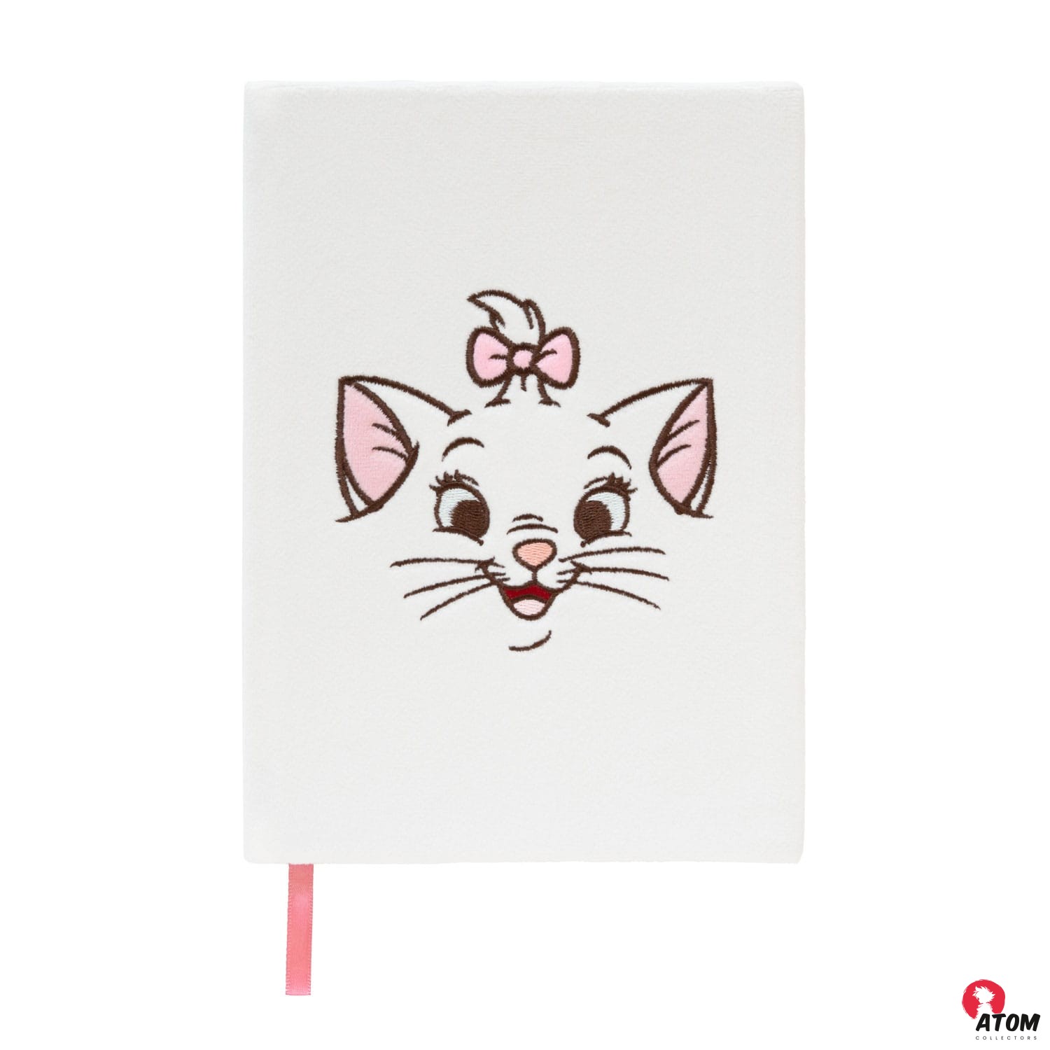 Les Aristochats - Carnet de notes peluche A5 Premium - Bonjour Marie - (14,5 cm x 21 cm)