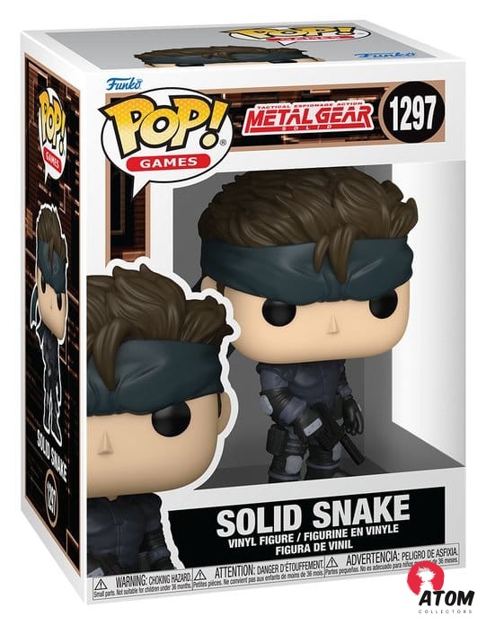 Metal Gear Solid POP! - Games Vinyl - Figurine Solid Snake - (9 cm) - Funko