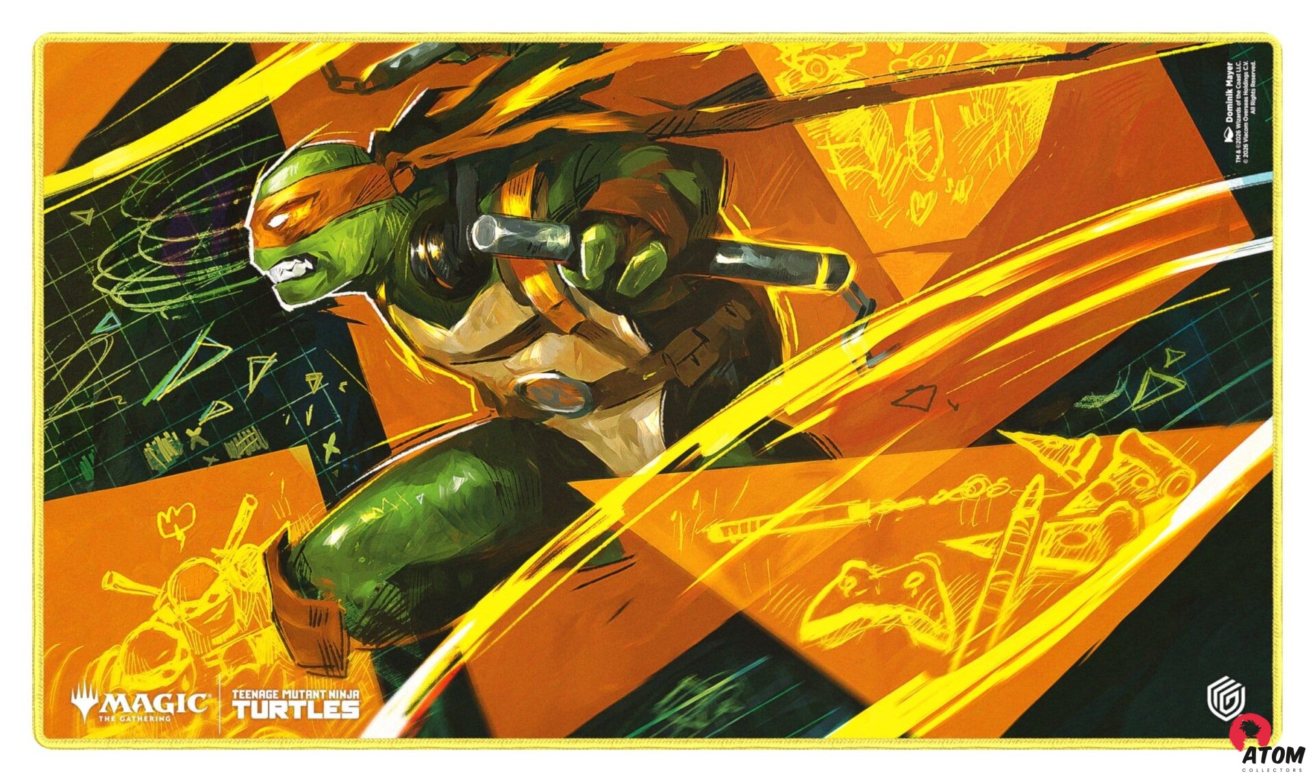 Ultimate Guard Play-Mat Magic: The Gathering - Teenage Mutant Ninja Turtles - Michelangelo's Technique- (61 x 35 cm)