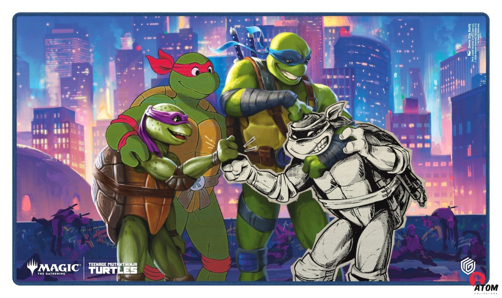Ultimate Guard Play-Mat Magic: The Gathering - Teenage Mutant Ninja Turtles - Turtles Forever - (61 x 35 cm)