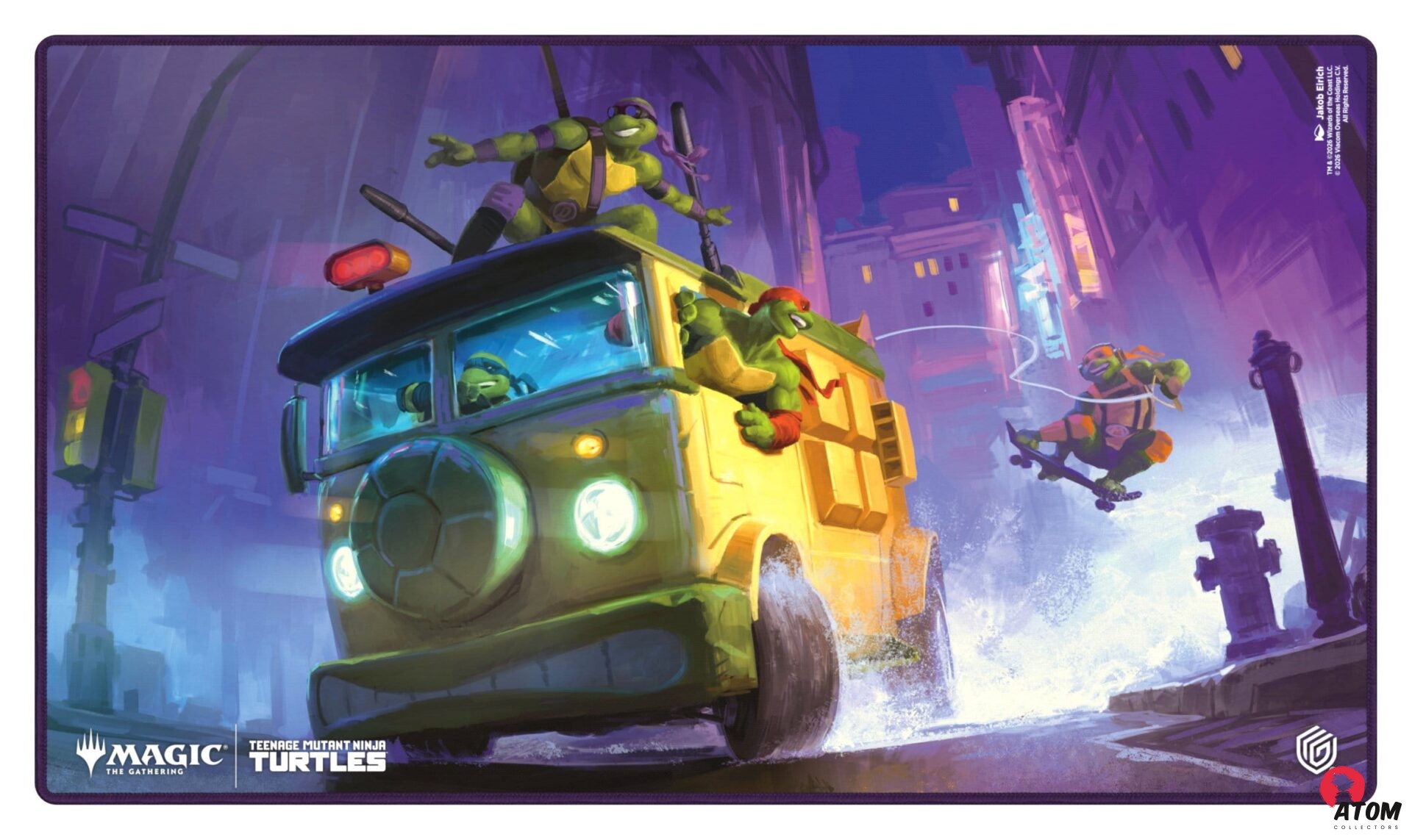 Ultimate Guard Play-Mat Magic: The Gathering - Teenage Mutant Ninja Turtles - Turtle Van - (61 x 35 cm)