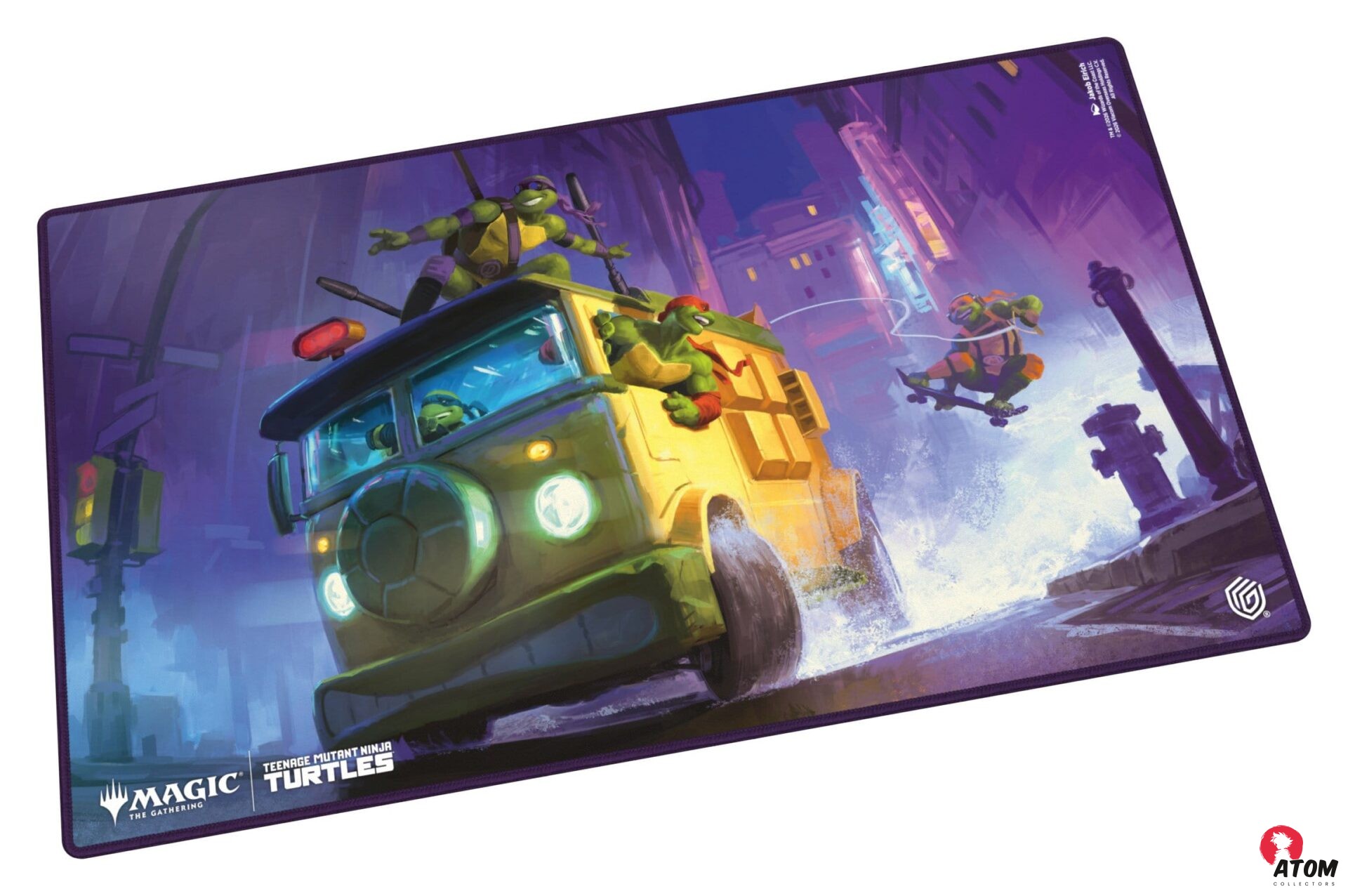 Ultimate Guard Play-Mat Magic: The Gathering - Teenage Mutant Ninja Turtles - Turtle Van - (61 x 35 cm) – Image 2