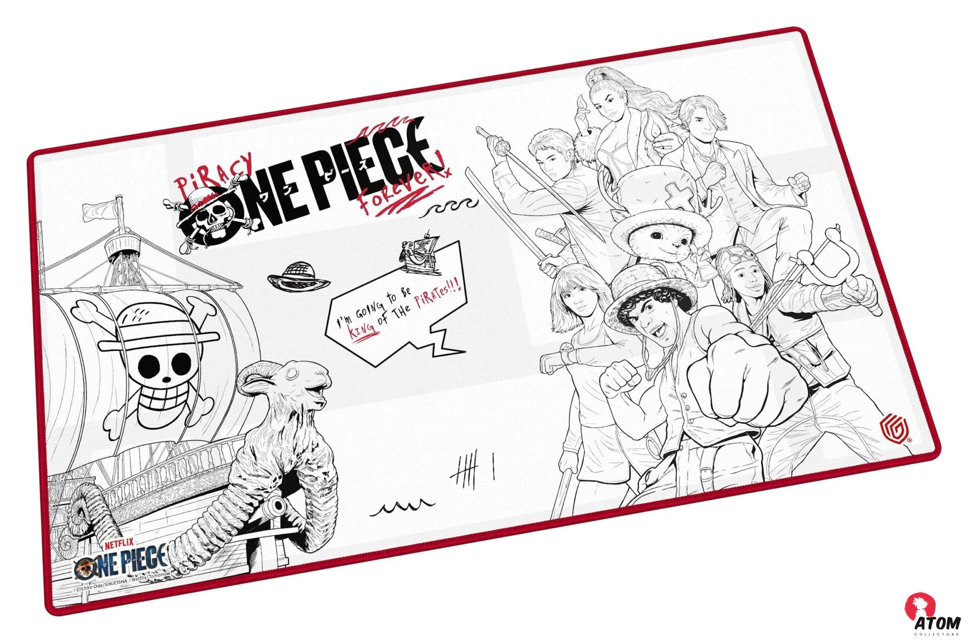 Ultimate Guard Play-Mat NETFLIX ONE PIECE - Sketch - (61 x 35 cm) – Image 2