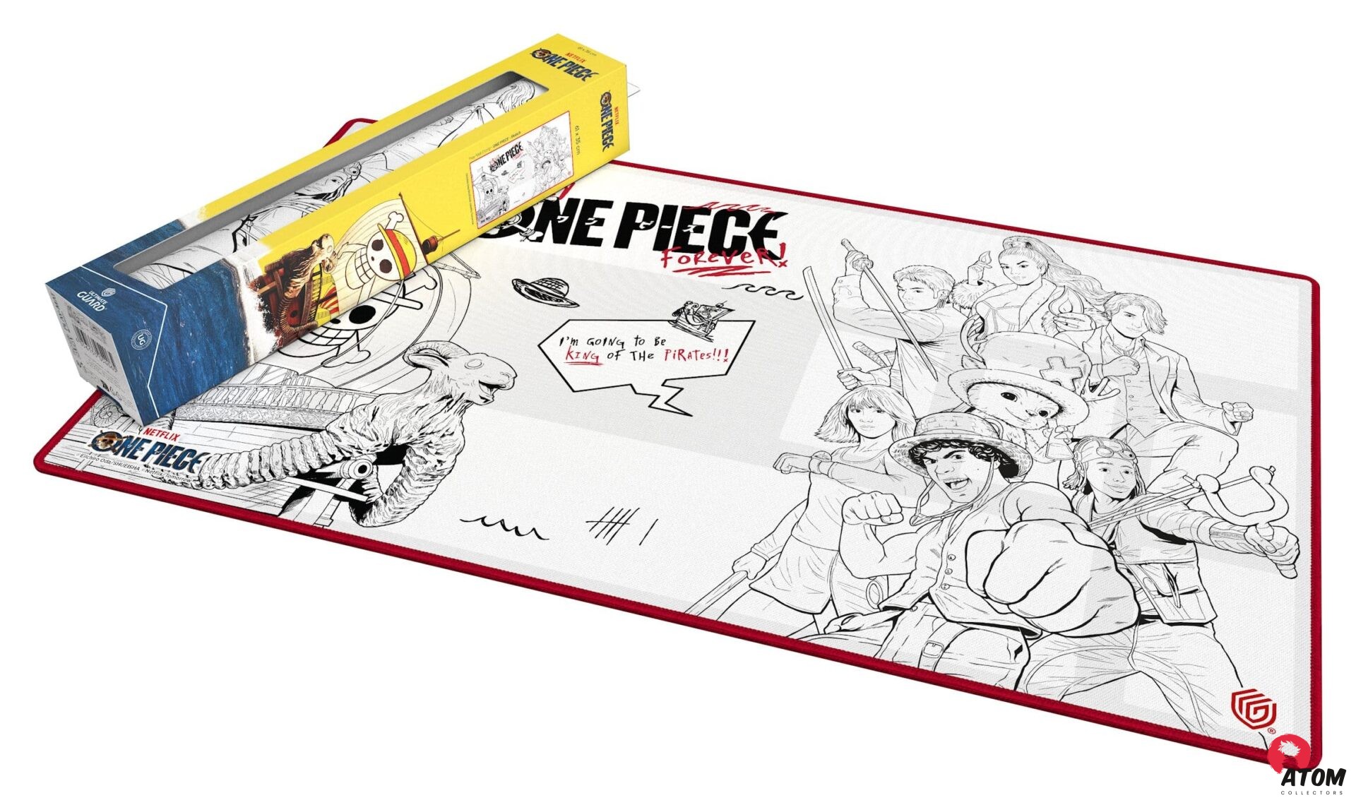 Ultimate Guard Play-Mat NETFLIX ONE PIECE - Sketch - (61 x 35 cm) – Image 4