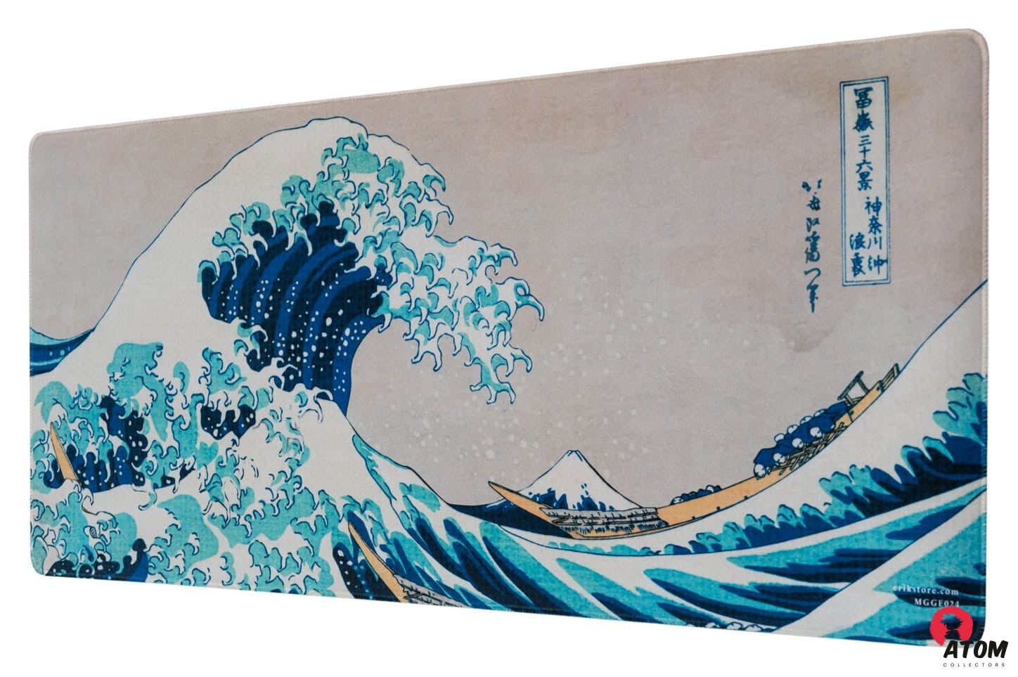 Hokusai La Grande Vague de Kanagawa - Tapis de Souris XL - (80 x 35 cm) – Image 2