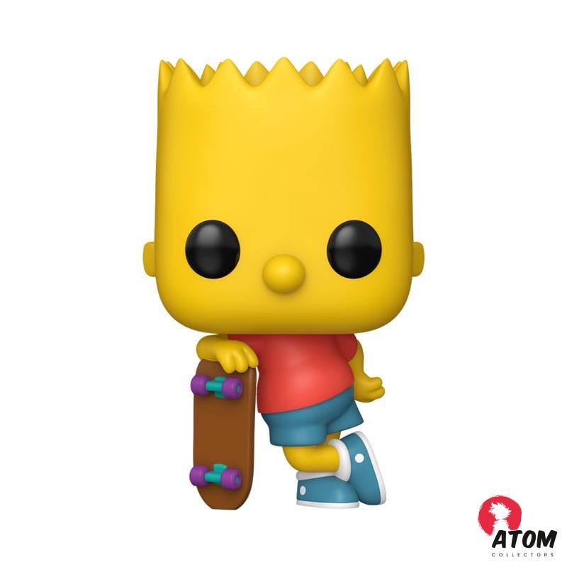 Simpsons Pop - Animation Vinyl figurine - Bart avec skate - 9 cm - Funko – Image 2
