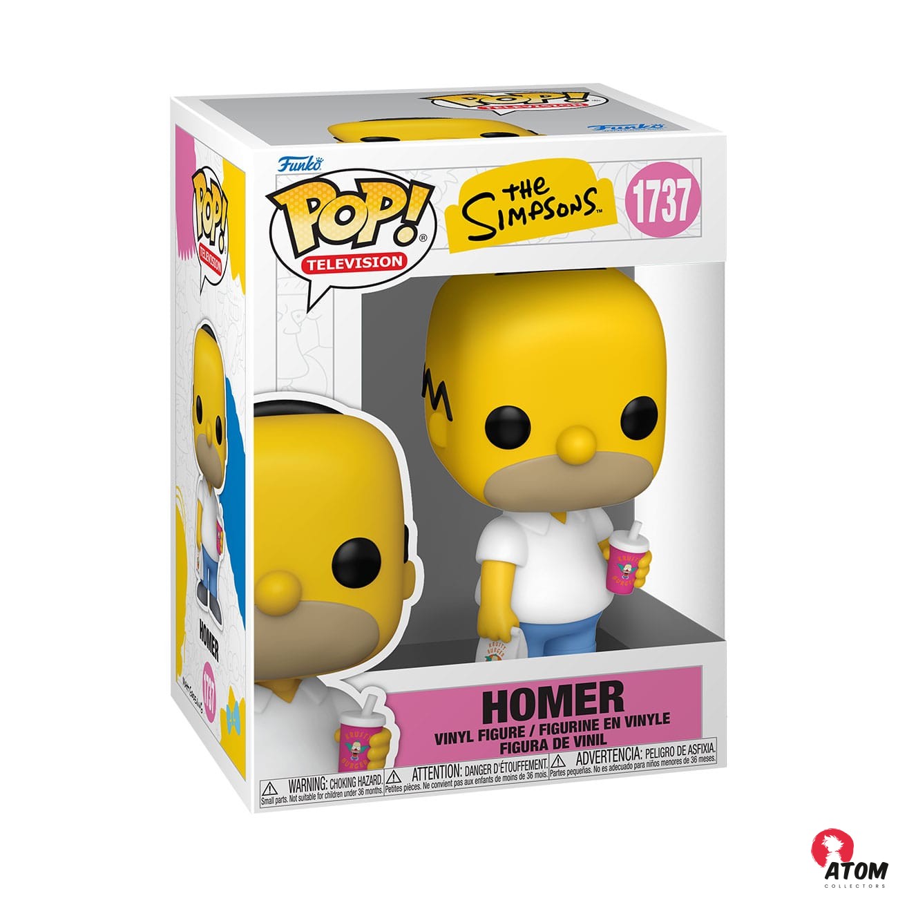 The Simpsons - Figurine POP! - TV Vinyl - Homer - (9 cm) - Funko