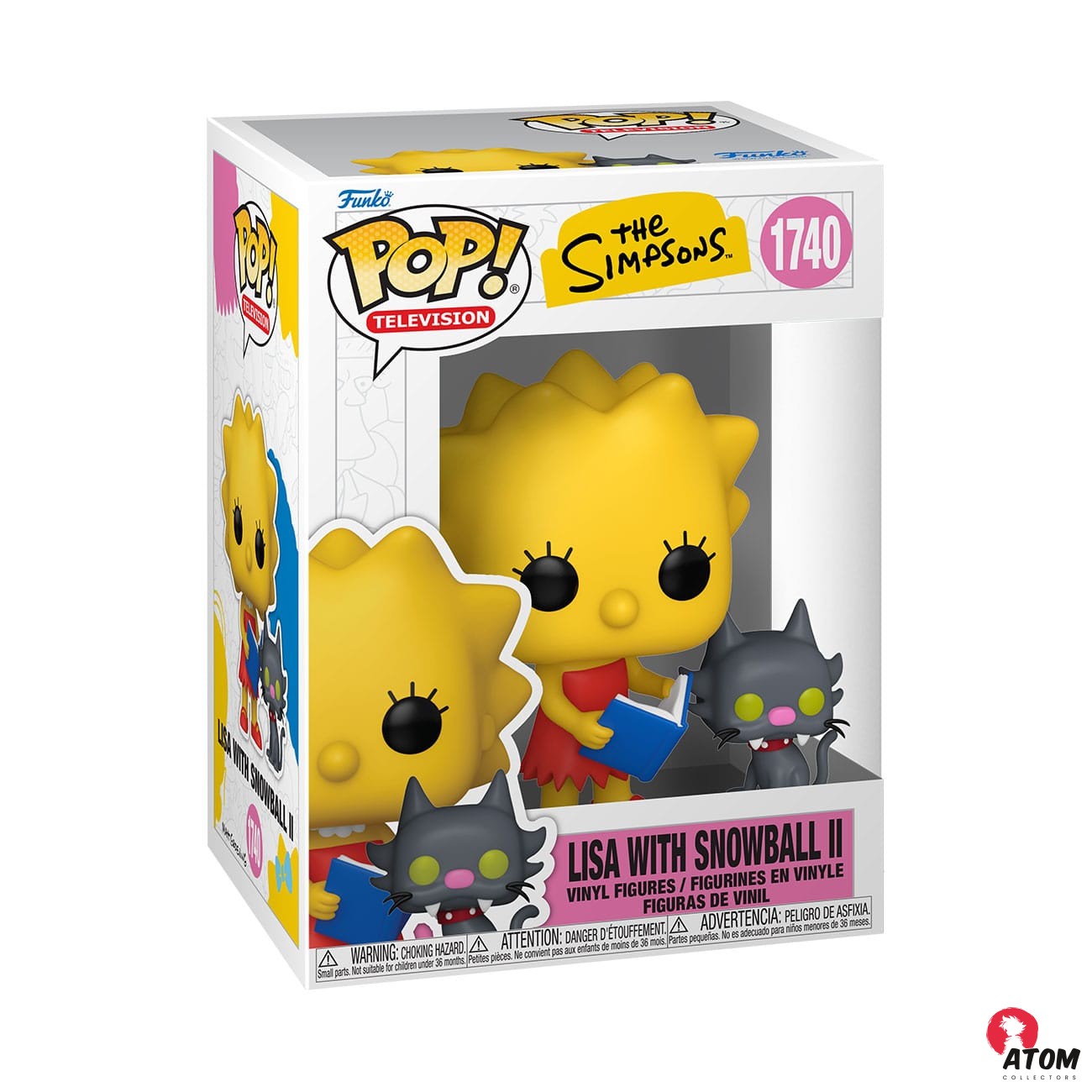 Simpsons Figurine POP&Buddy - TV Vinyl - Lisa & Snowball - 9 cm - Funko