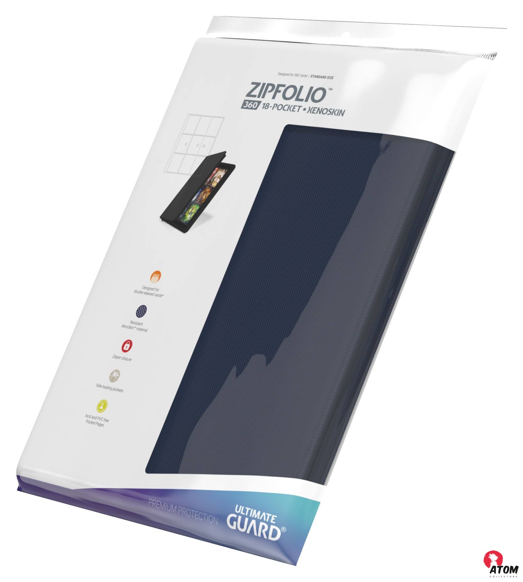 Ultimate Guard - Zipfolio 360 18-Pocket Xenoskin - Blue – Image 9