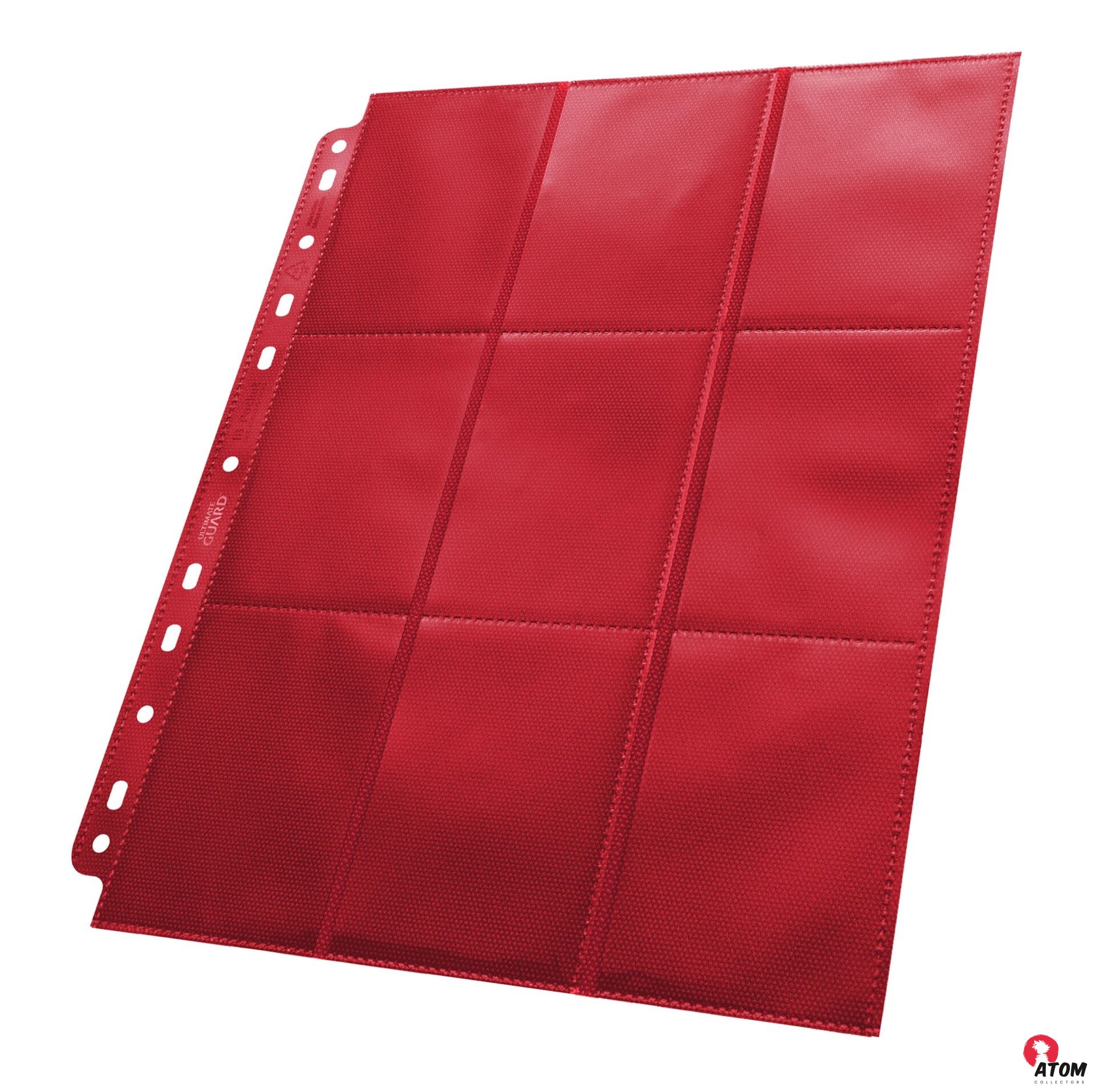 Ultimate Guard - 18-Pocket Pages Side-Loading (50) - Red – Image 2