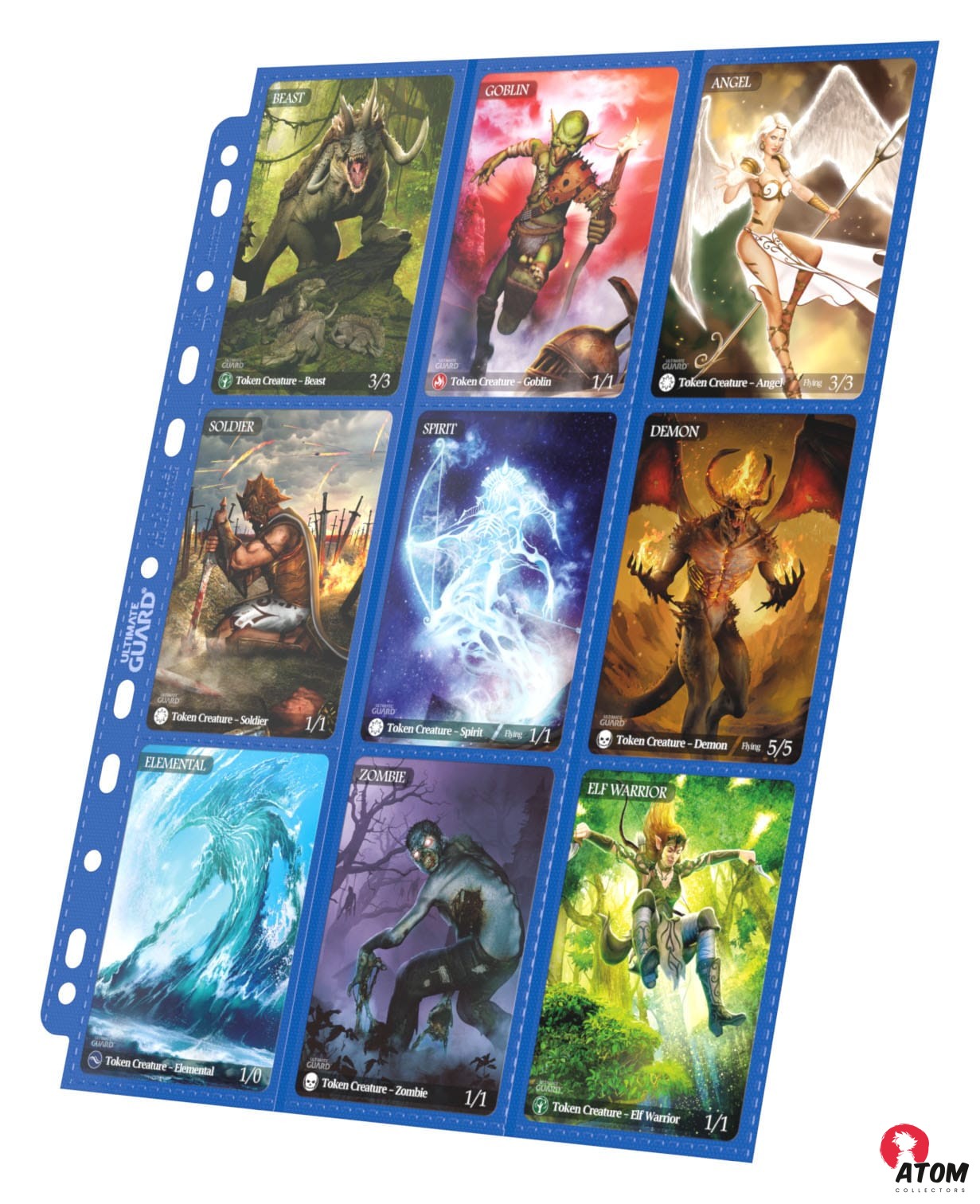 Ultimate Guard - 18 Pocket Pages Side-Loading (10) - Blue – Image 3