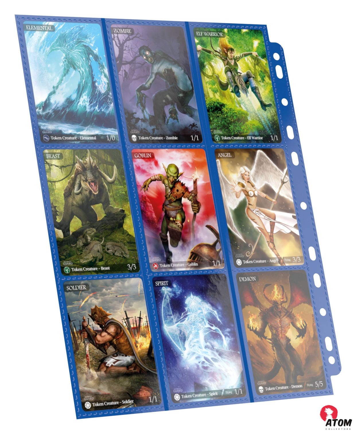 Ultimate Guard - 18 Pocket Pages Side-Loading (10) - Blue – Image 4