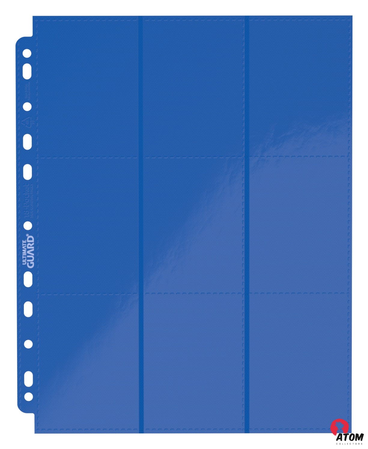 Ultimate Guard - 18 Pocket Pages Side-Loading (10) - Blue – Image 5