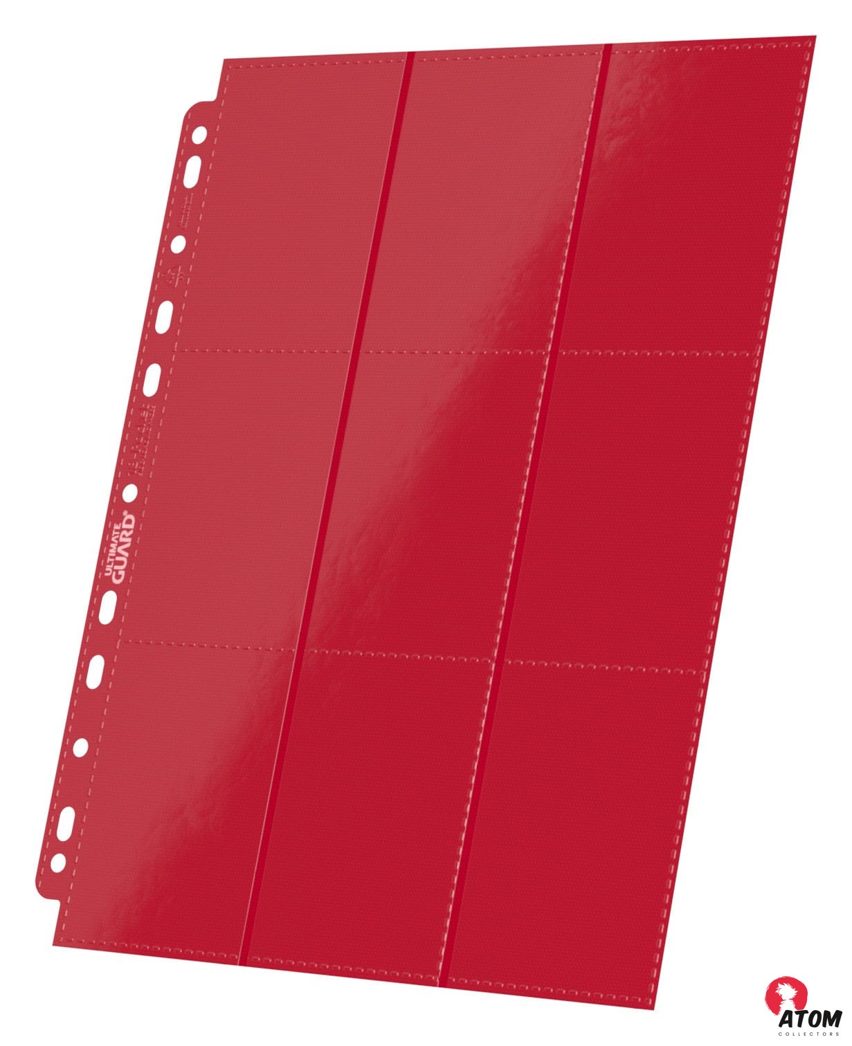 Ultimate Guard - 18 Pocket Pages Side-Loading (10) - Red – Image 4