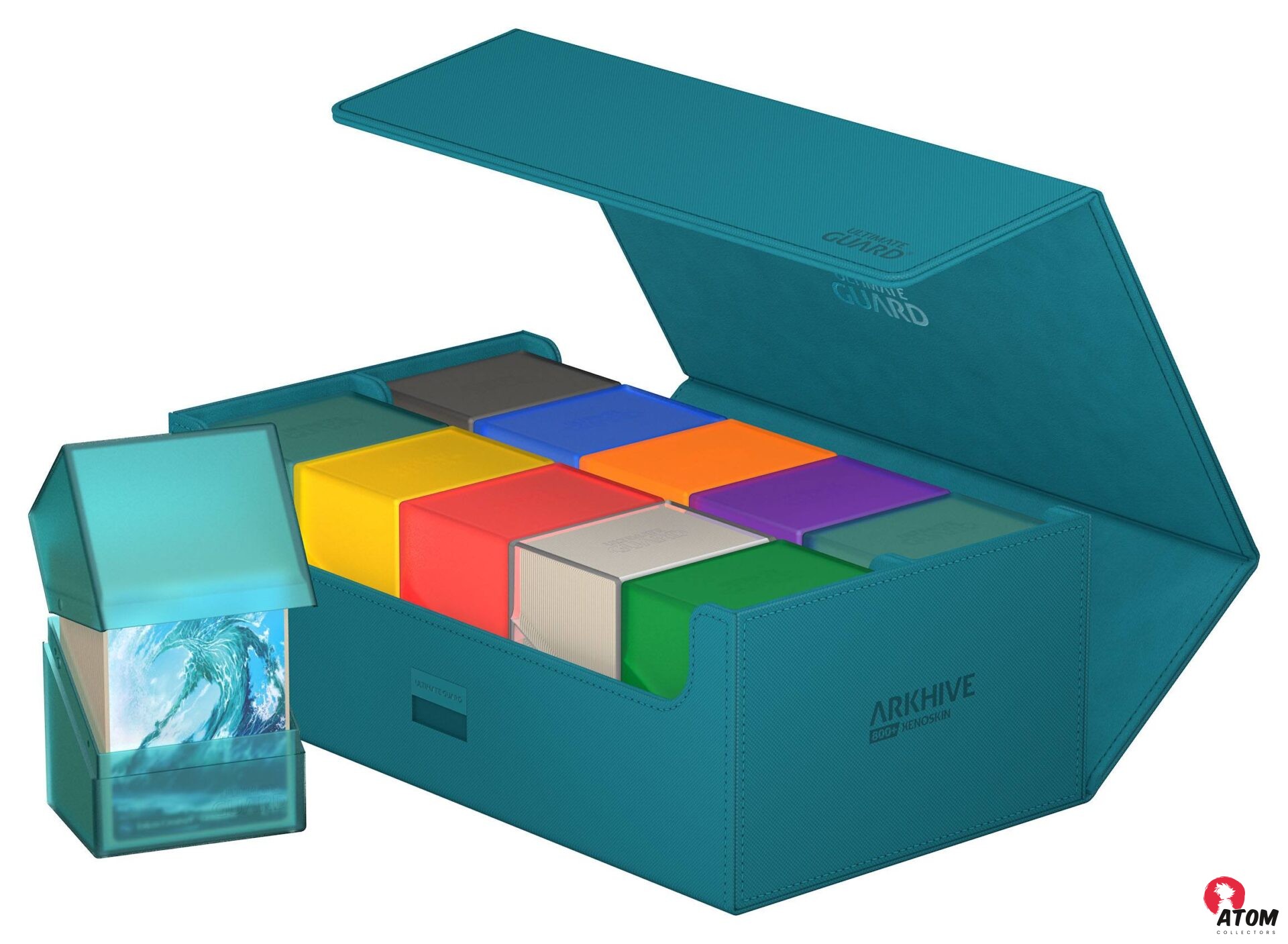 Ultimate Guard - Arkhive 800+ XenoSkin Monocolor - Bleu Pétrole – Image 6