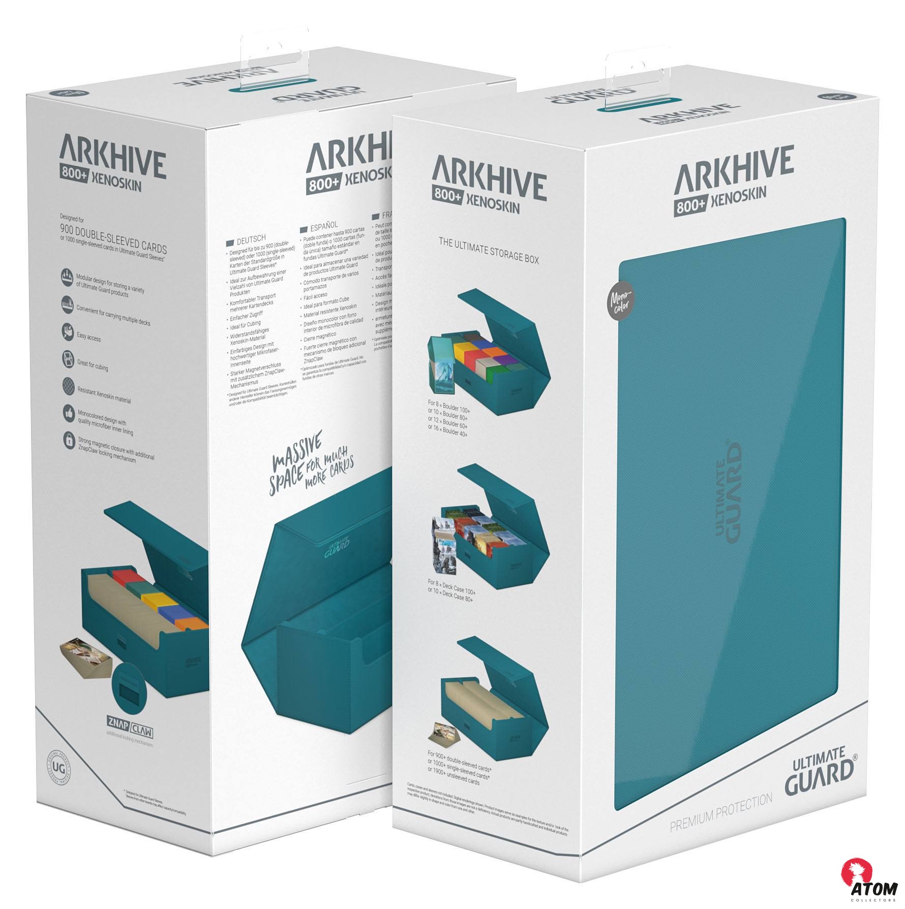 Ultimate Guard - Arkhive 800+ XenoSkin Monocolor - Bleu Pétrole – Image 14