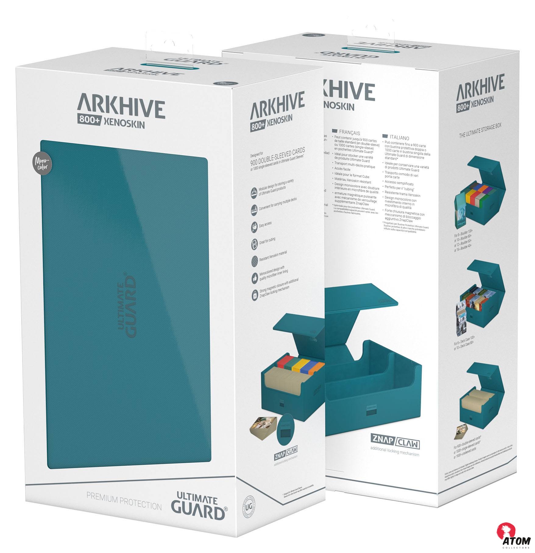 Ultimate Guard - Arkhive 800+ XenoSkin Monocolor - Bleu Pétrole – Image 13