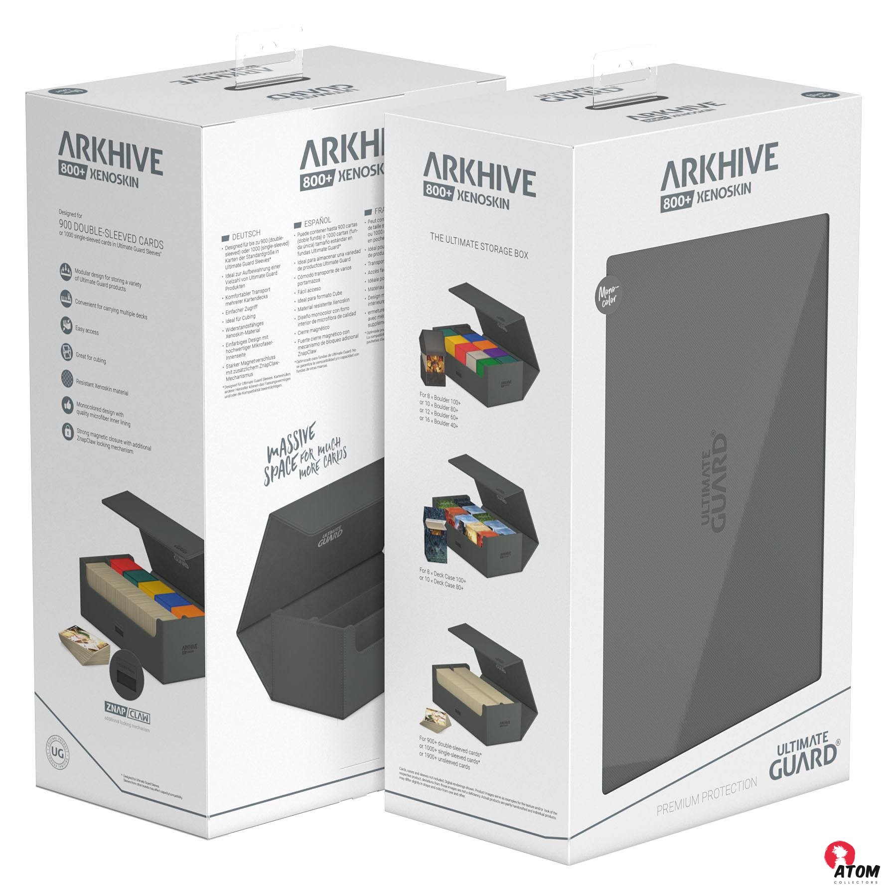Ultimate Guard - Arkhive 800+ XenoSkin Monocolor - Gris – Image 14