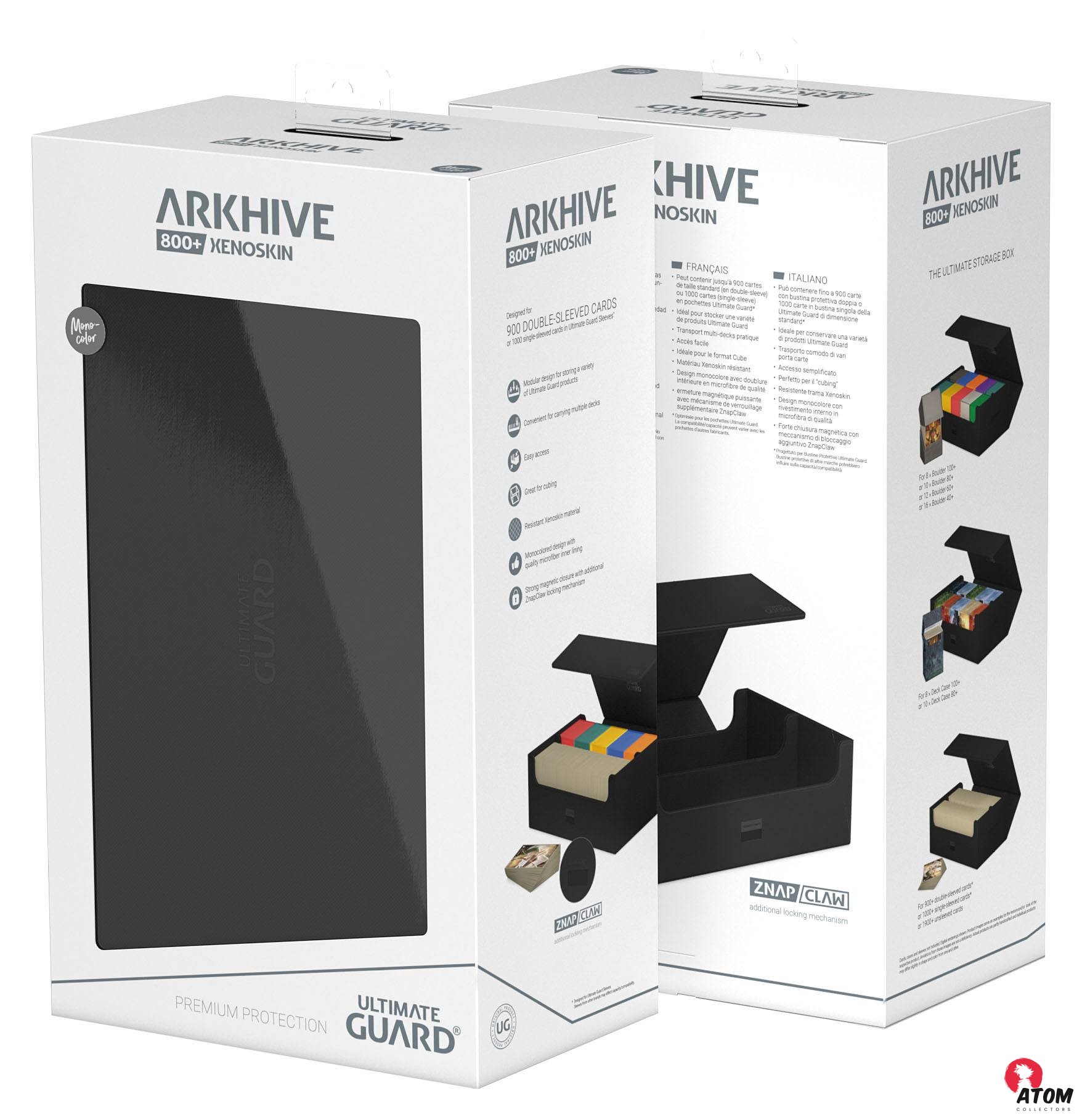 Ultimate Guard - Arkhive 800+ XenoSkin Monocolor - Noir – Image 12