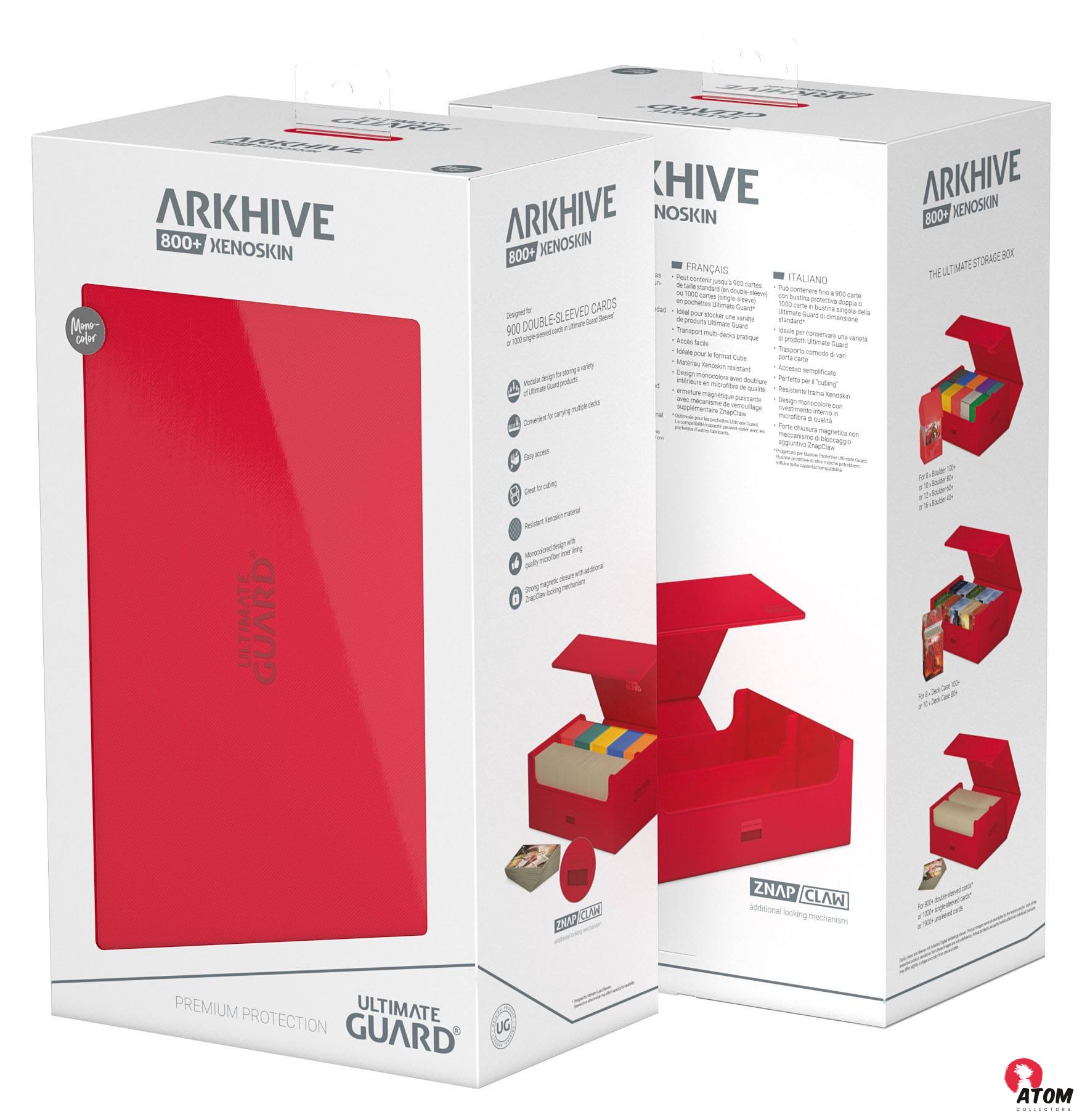 Ultimate Guard - Arkhive 800+ XenoSkin Monocolor - Rouge – Image 14